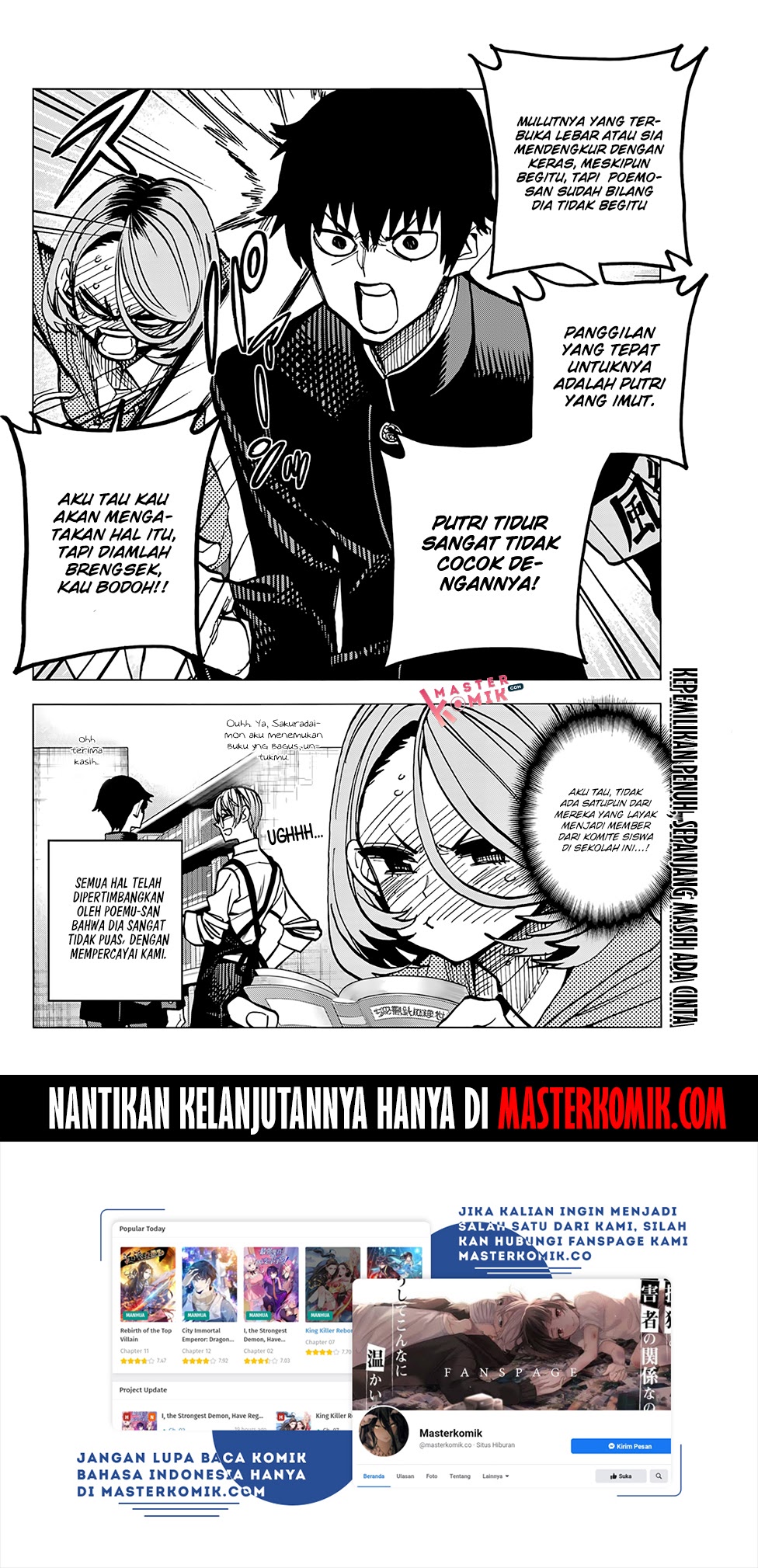 The Story Between a Dumb Prefect and a High School Girl with an Inappropriate Skirt Length Chapter 05 Gambar 20